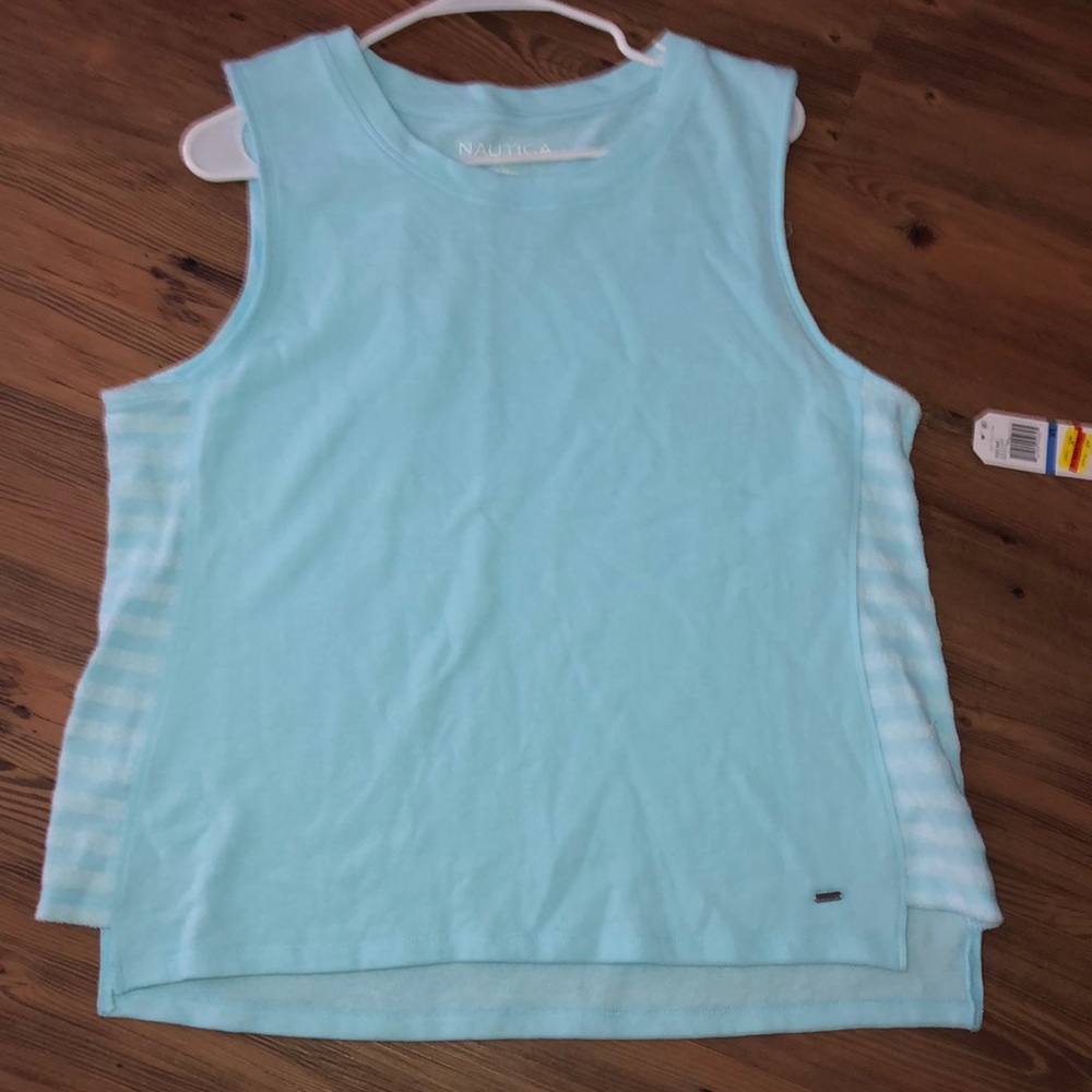 Light blue nautica tank top